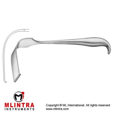 Meyerding Retractor Stainless Steel, 23 cm - 9" Blade Size 76 x 25 mm